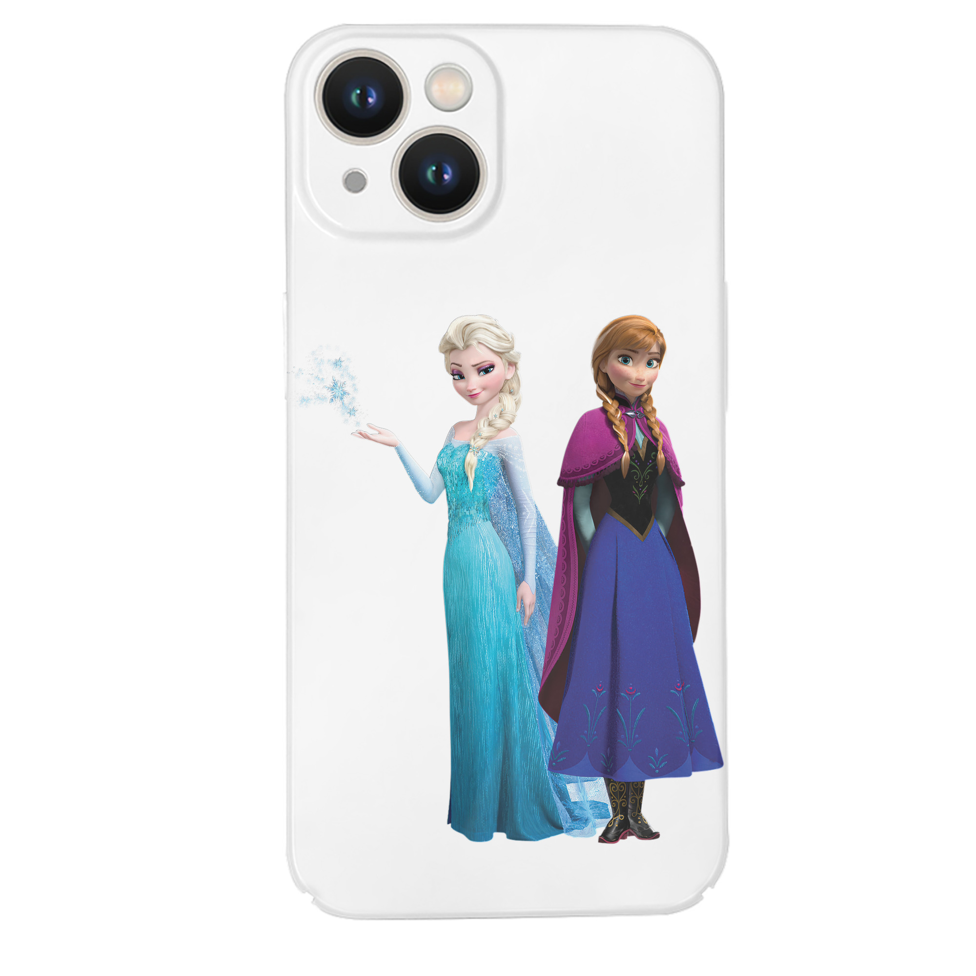 （画像用） アナと雪の女王 アンナ エルサ Frozen Anna Elsa 【iPhone 14シリーズ対応】ハードケース